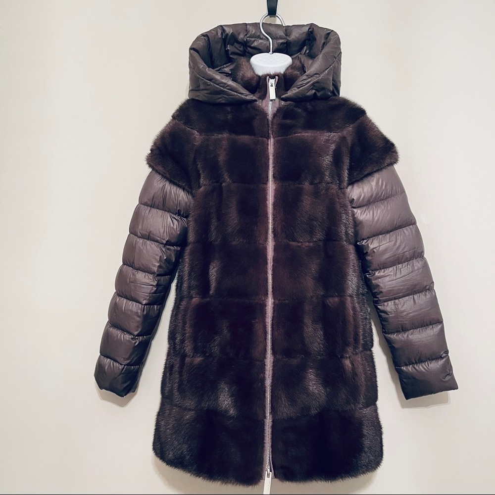 Real Fur Mink Coat Transformer